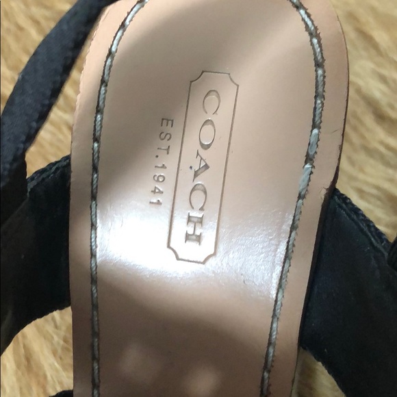 Coach Strappy Wedges - Picture 3 of 7